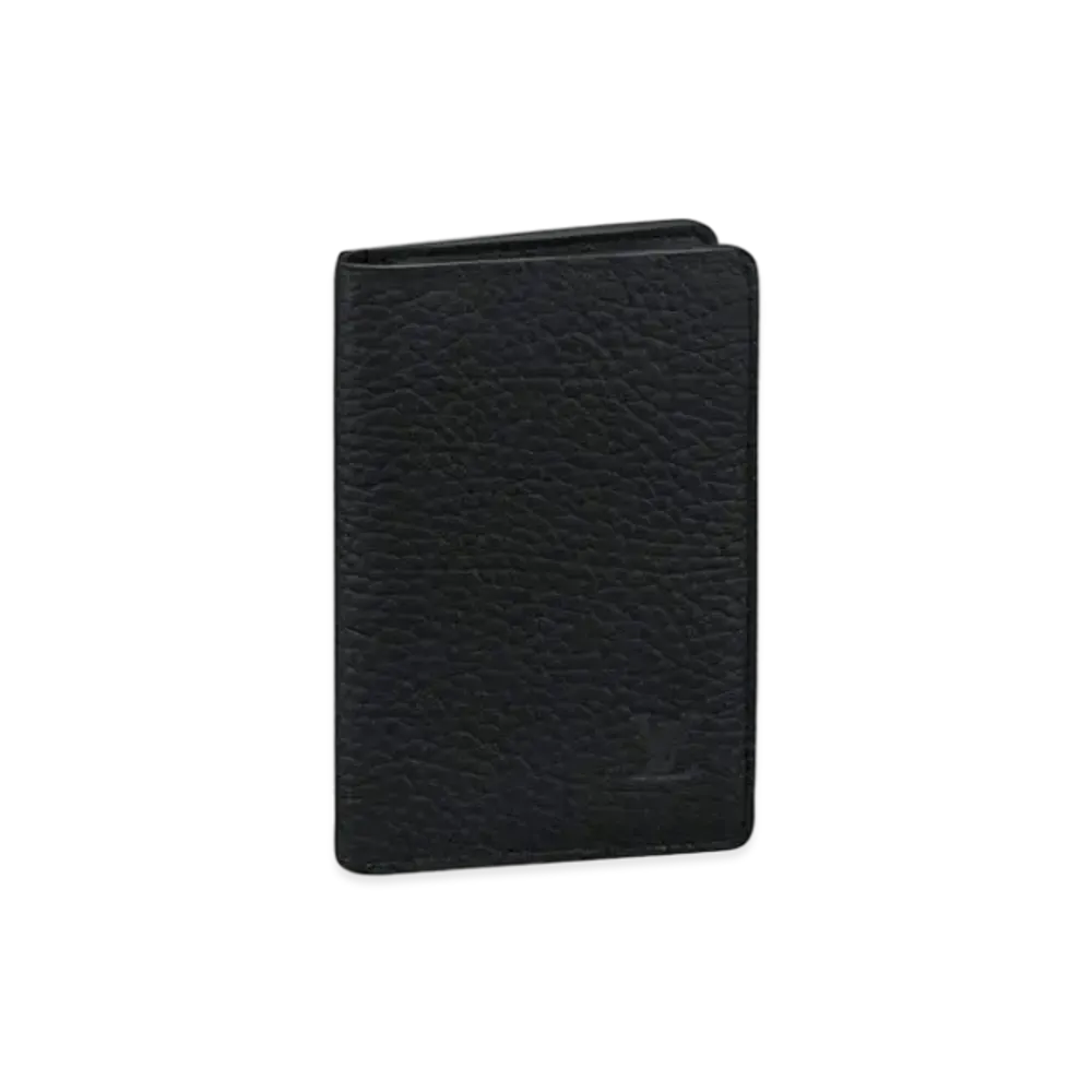 Louis Vuitton Pocket Organizer Taurillon Leather "Noir"