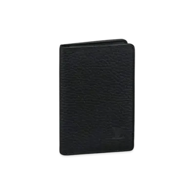 Louis Vuitton Pocket Organizer Taurillon Leather "Noir"