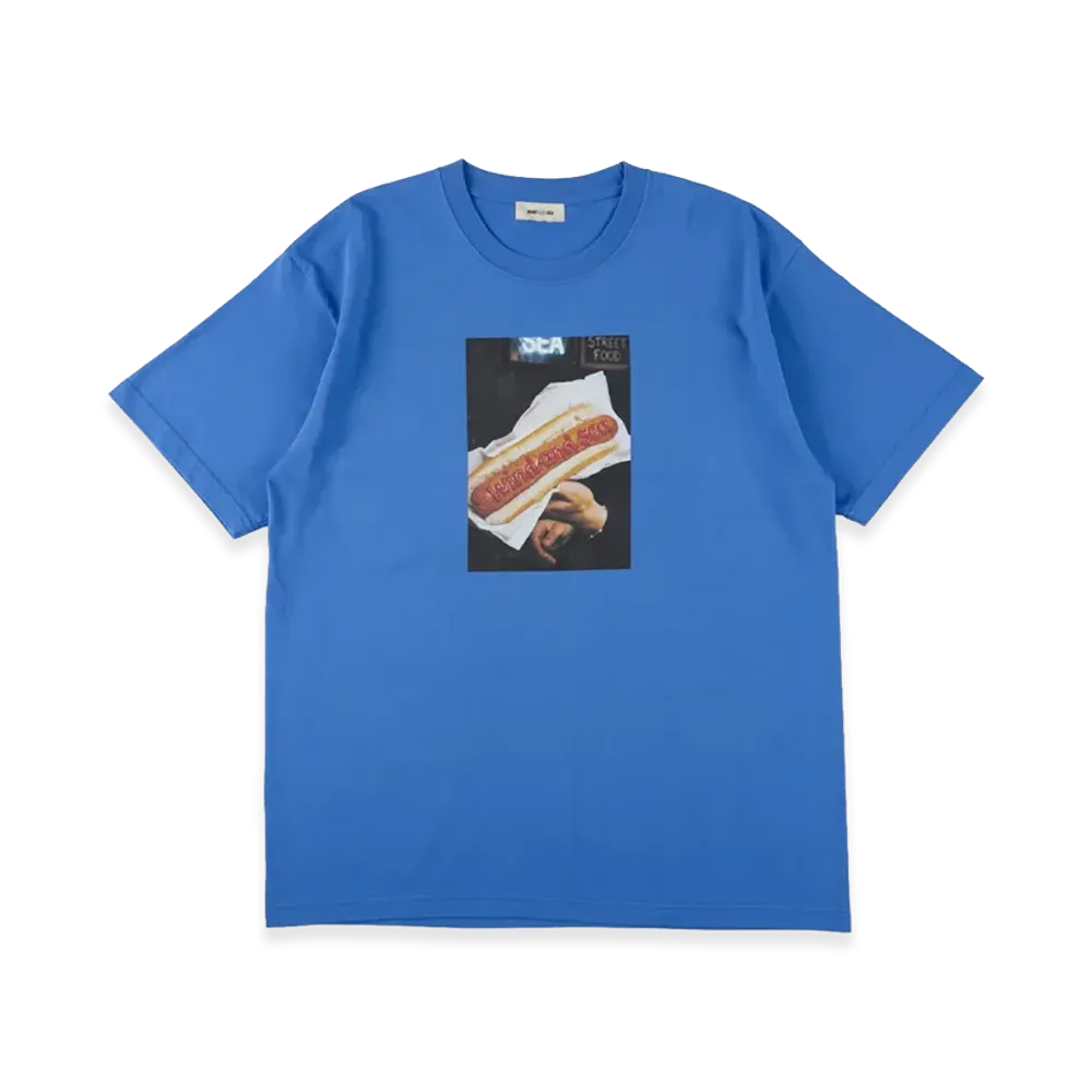 WIND AND SEA Hotdog Photo S/S Tee "Blue"