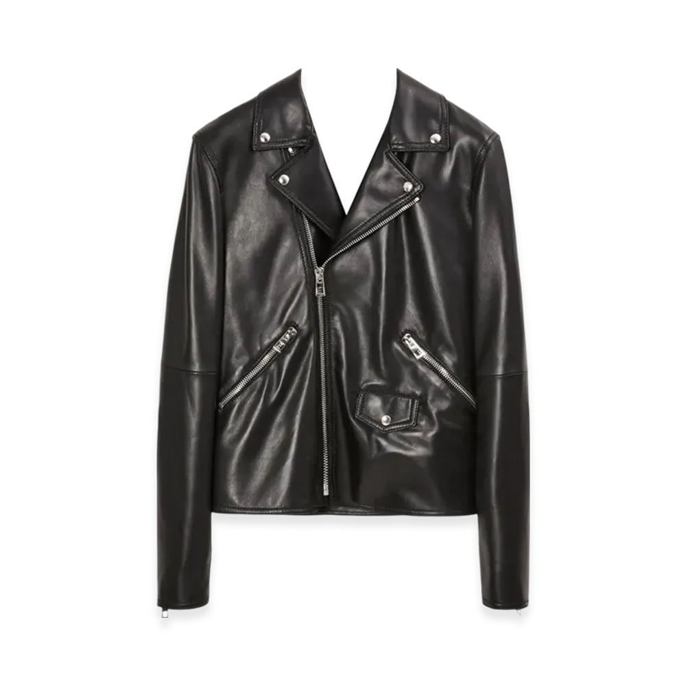 LOEWE Biker Jacket in Nappa Lambskin "Black"
