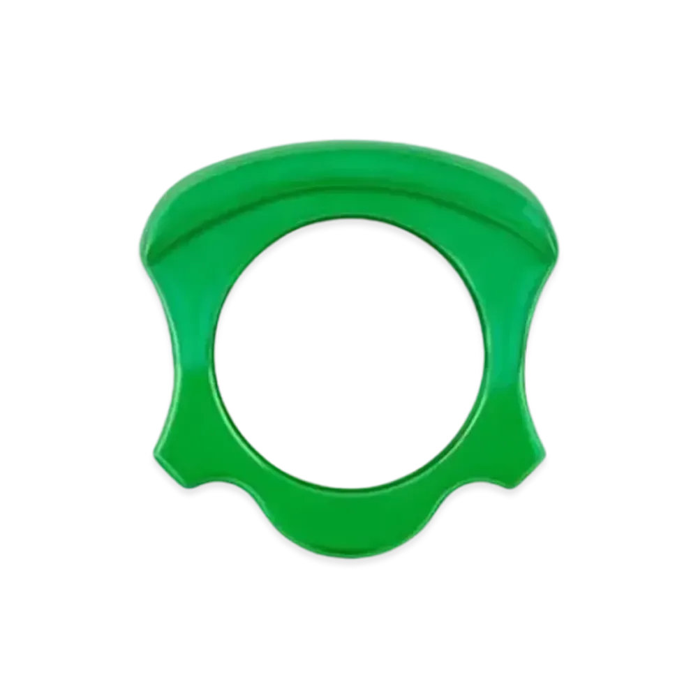 GIVENCHY G Can Ring In Metal And Enamel "Green"