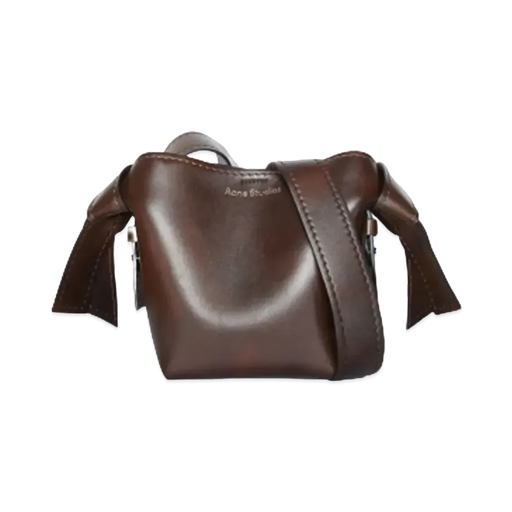 Acne Studios Musubi Mini Shoulder Bag "Dark Brown"