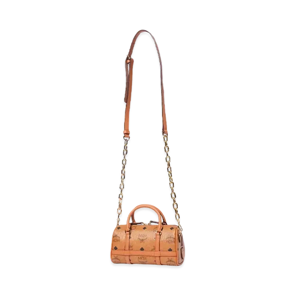 MCM AREN BOSTON MINI "COGNAC"