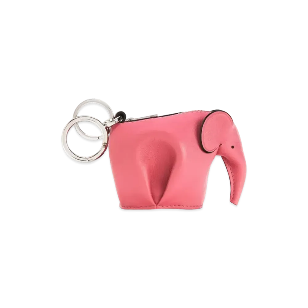 LOEWE Elephant Charm In Classic Calfskin "New Candy"