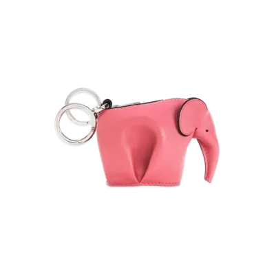 LOEWE Elephant Charm In Classic Calfskin "New Candy"