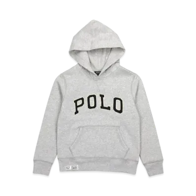 Polo Ralph Lauren Kids Pullover Fleece Hoodie "Grey"