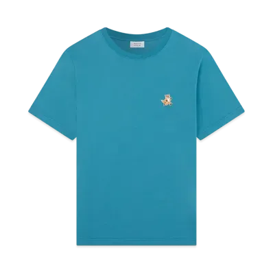 Maison Kitsune Speedy Fox Patch Comfort T-Shirt "Freshwater"