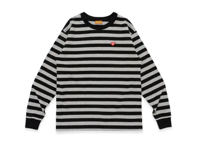 HUMAN MADE Striped L/S T-Shirt "Gray"
