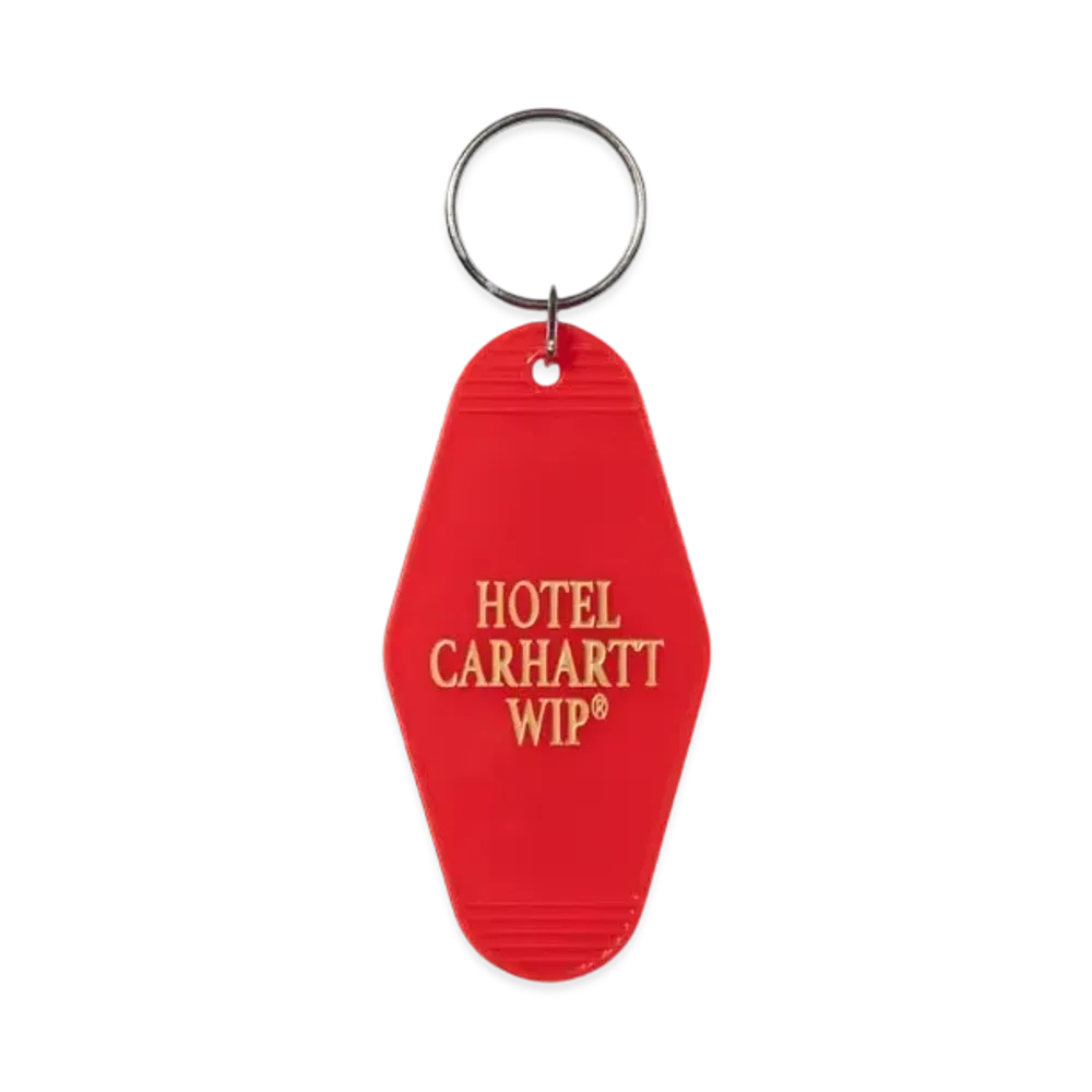 Carhartt WIP Hotel Keys Keychain "Scarlet / Winter Spice"