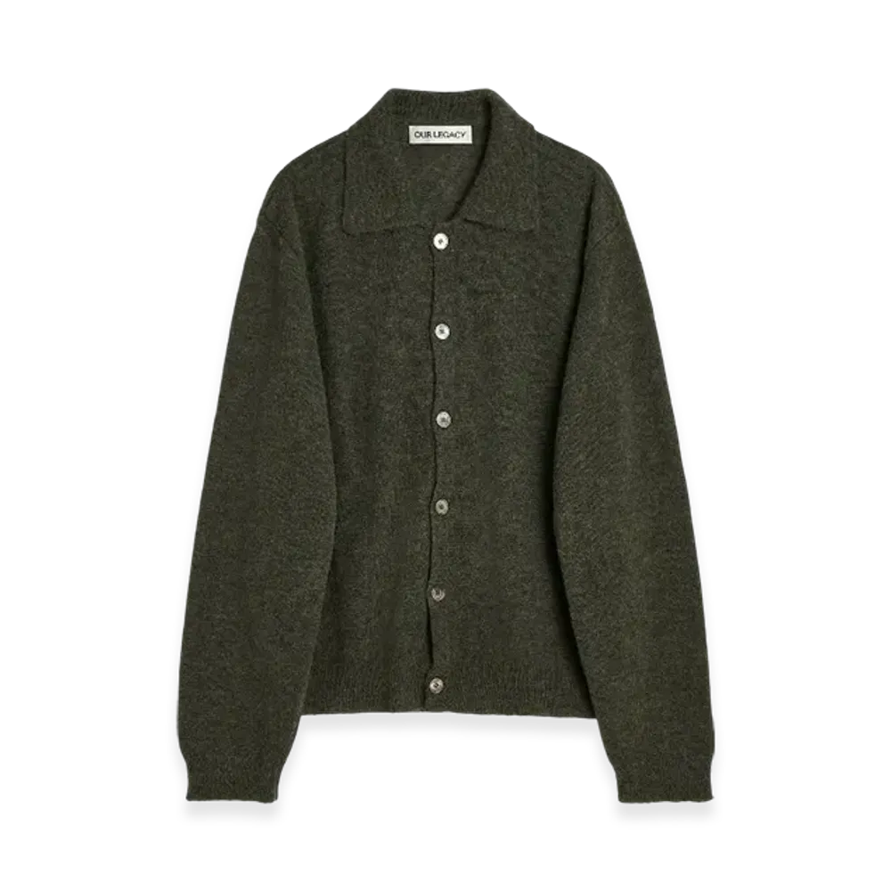 OUR LEGACY Evening Polo "Olive"
