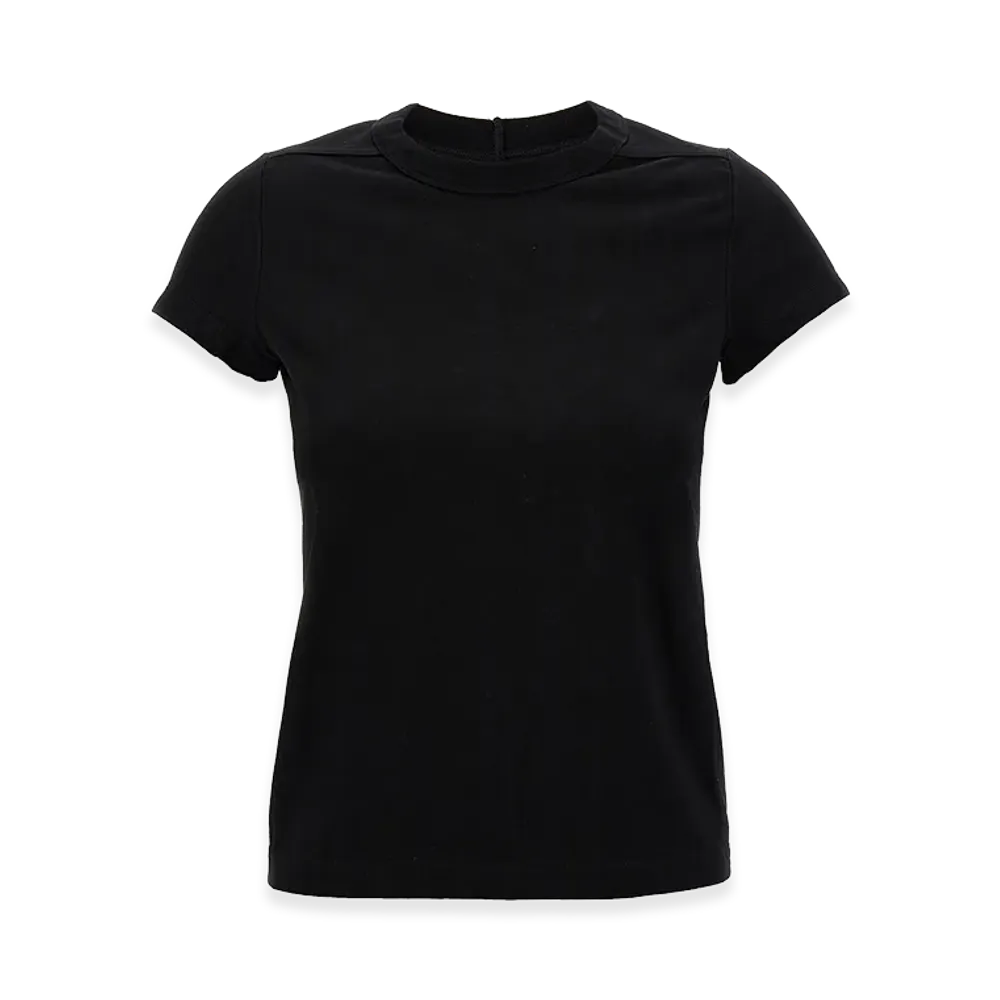 Rick Owens Women's cropped Level T-Shirt "Black"