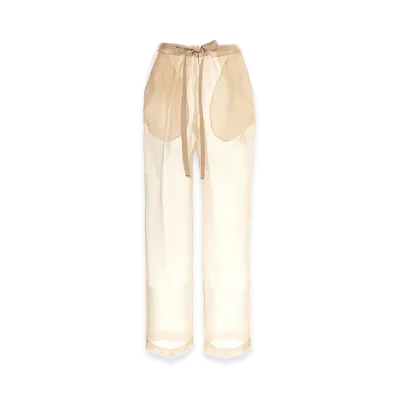 KHAITE Women's 'Trenton' Pants "Beige"
