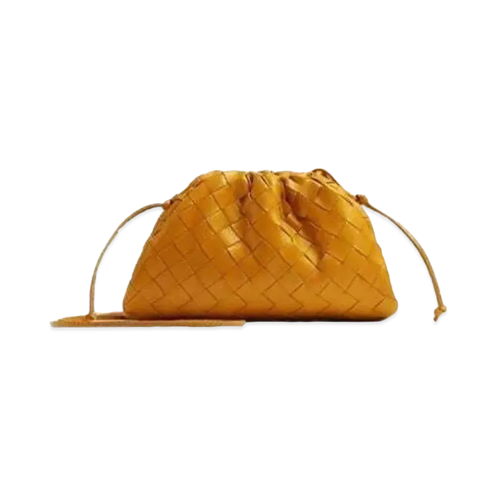 Bottega Veneta Mini Pouch Mini Clutch "Golden Brown"