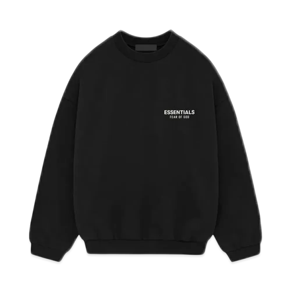 FEAR OF GOD Essentials Fleece Crewneck "Black"