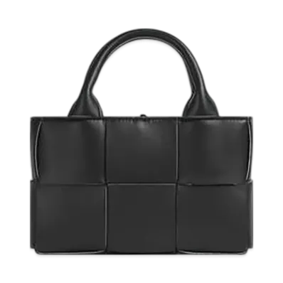 Bottega Veneta Candy Arco Tote "Black/White"