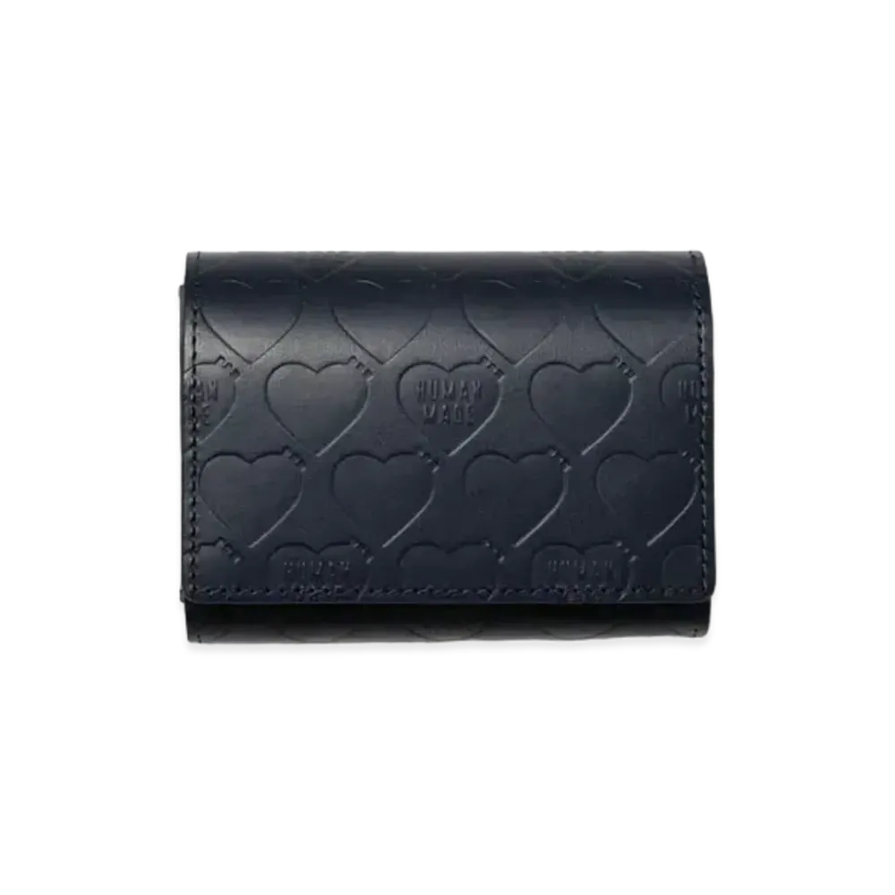 HUMAN MADE Leather Multi Pass Case "Navy"