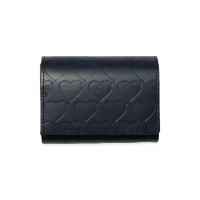 HUMAN MADE Leather Multi Pass Case "Navy"