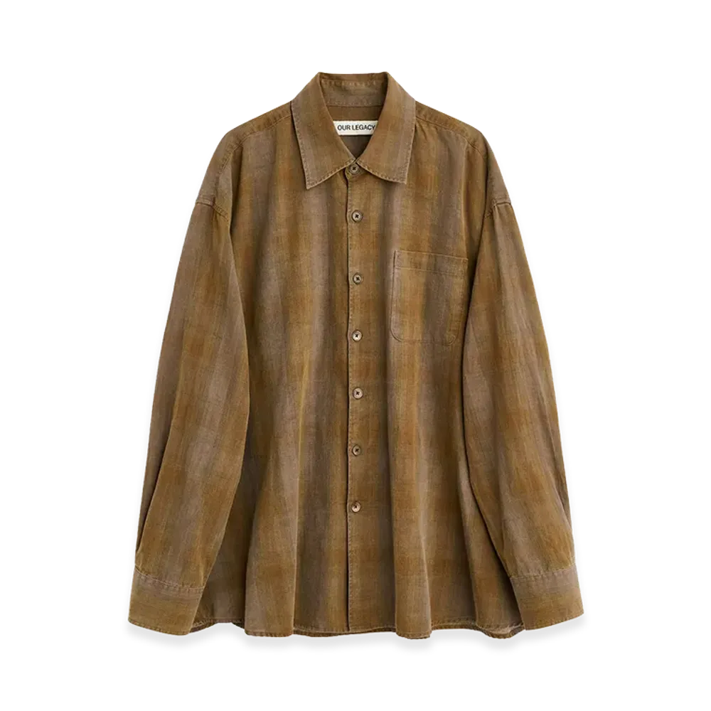 OUR LEGACY Borrowed Shirt "Dakota Flannel Check"