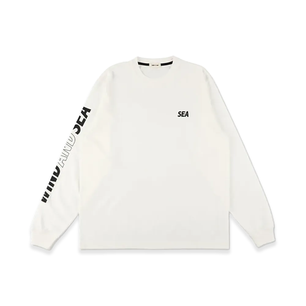 WIND AND SEA L/S Tech Pocket Tee "Off White"