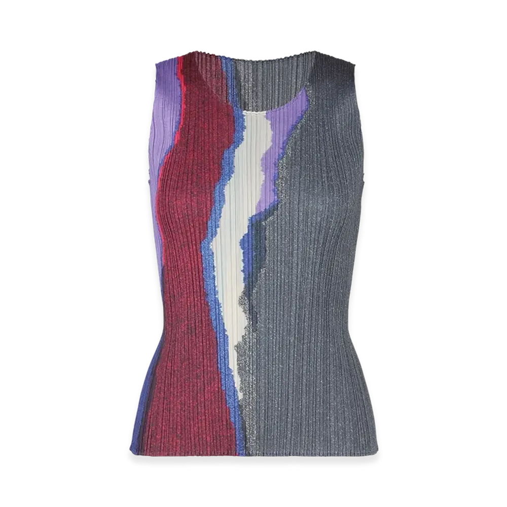PLEATS PLEASE ISSEY MIYAKE Grainy Colors "Dark Blue Gray"