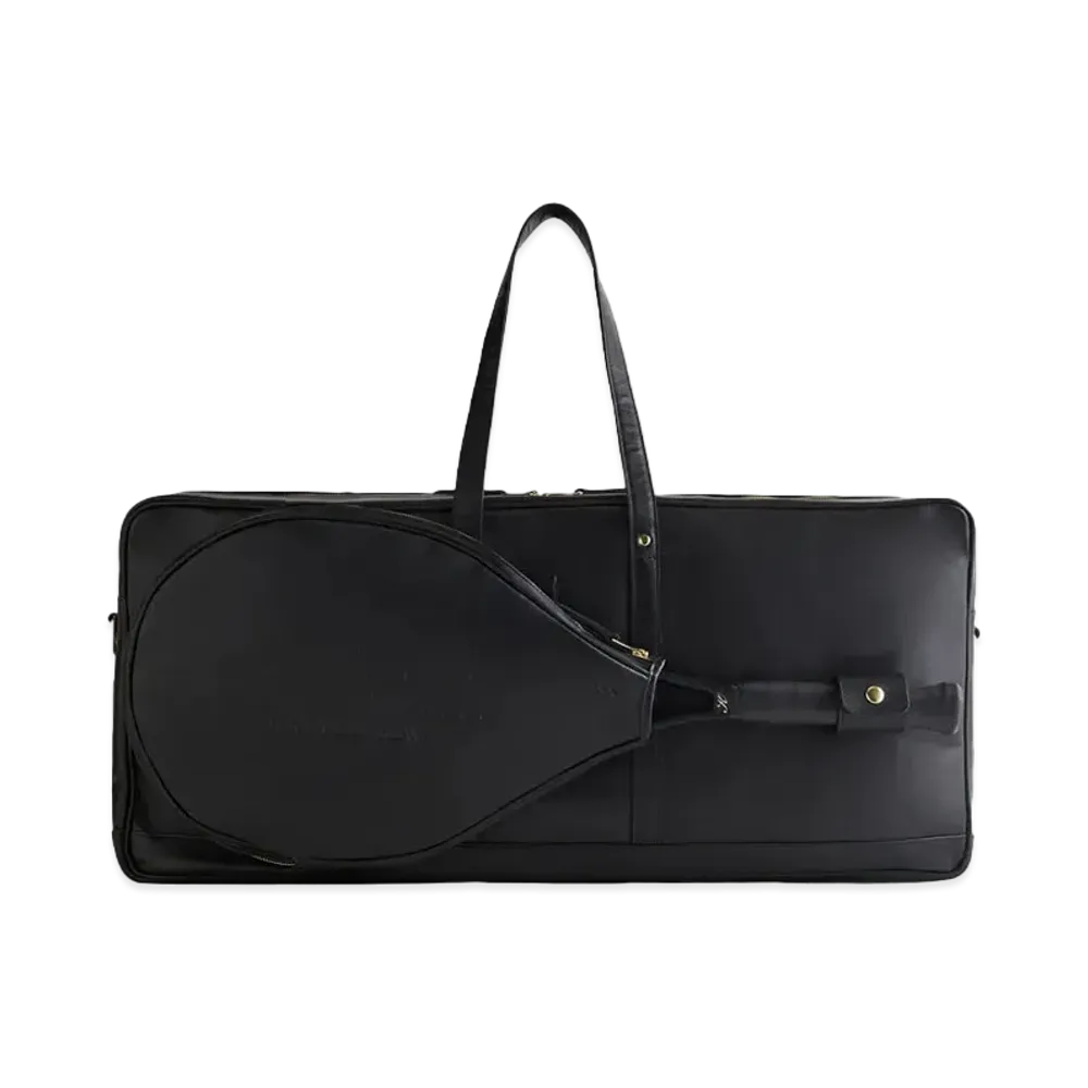 Kith x Wilson Showmen Leather Tennis Bag "Black"