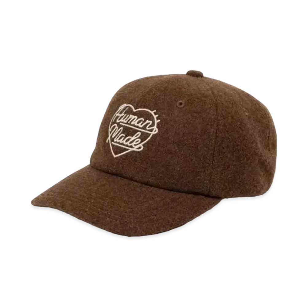 HUMAN MADE 6 Panel Wool Cap "Brown"