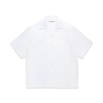 WACKO MARIA x Bez Tekstil Open Collar Shirt "White"