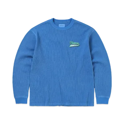 thisisneverthat Waffle L/S Tee "Blue"