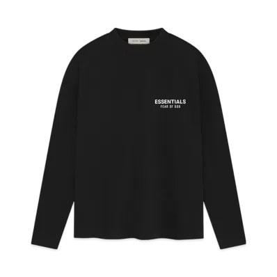 FEAR OF GOD Classic Long Sleeve Tee "Jet Black"