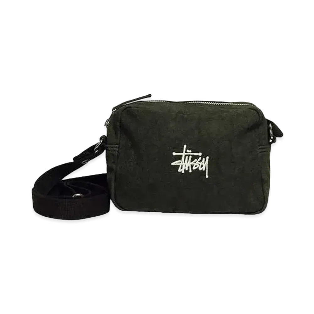 Stussy Ripstop Overlay Side Pouch "Washed Black"