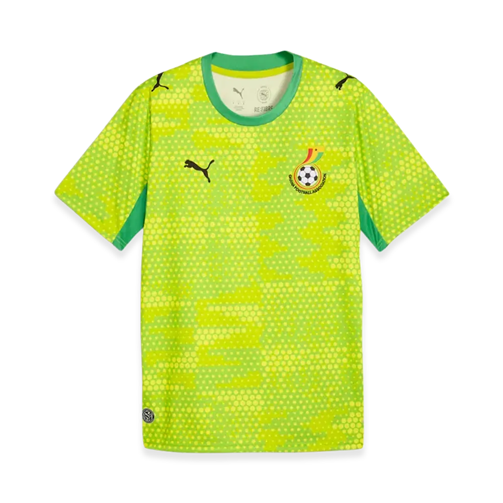 PUMA x Salehe Bembury x Ghana Football Replica Short Sleeve GK Shirt "Lime Smash/Green Fruit"