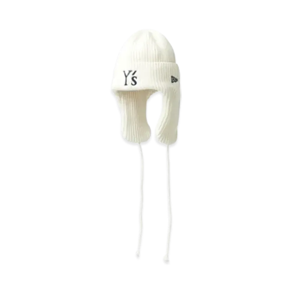 NEW ERA x Y's FW25 Knit Trapper "Ivory/Navy"