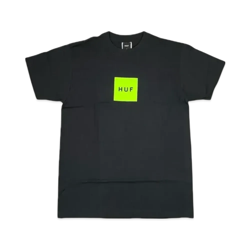 HUF Essentials Box Logo S/S Tee "Black"