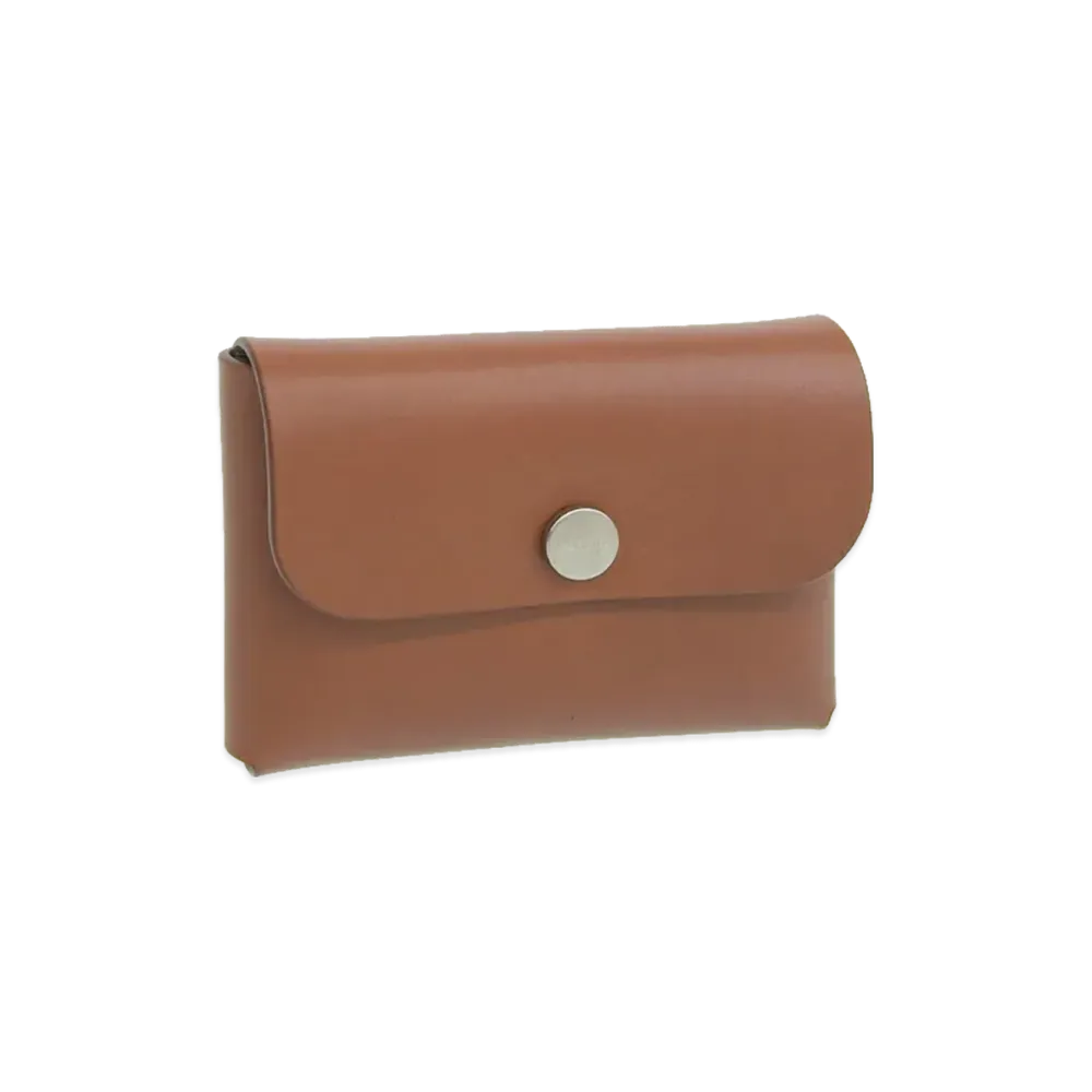 IL BISONTE Women's Card Case "Brown"