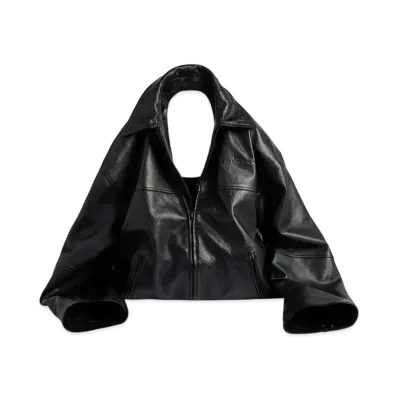 BALENCIAGA Garde Robe Leather Jacket Bag "Black"