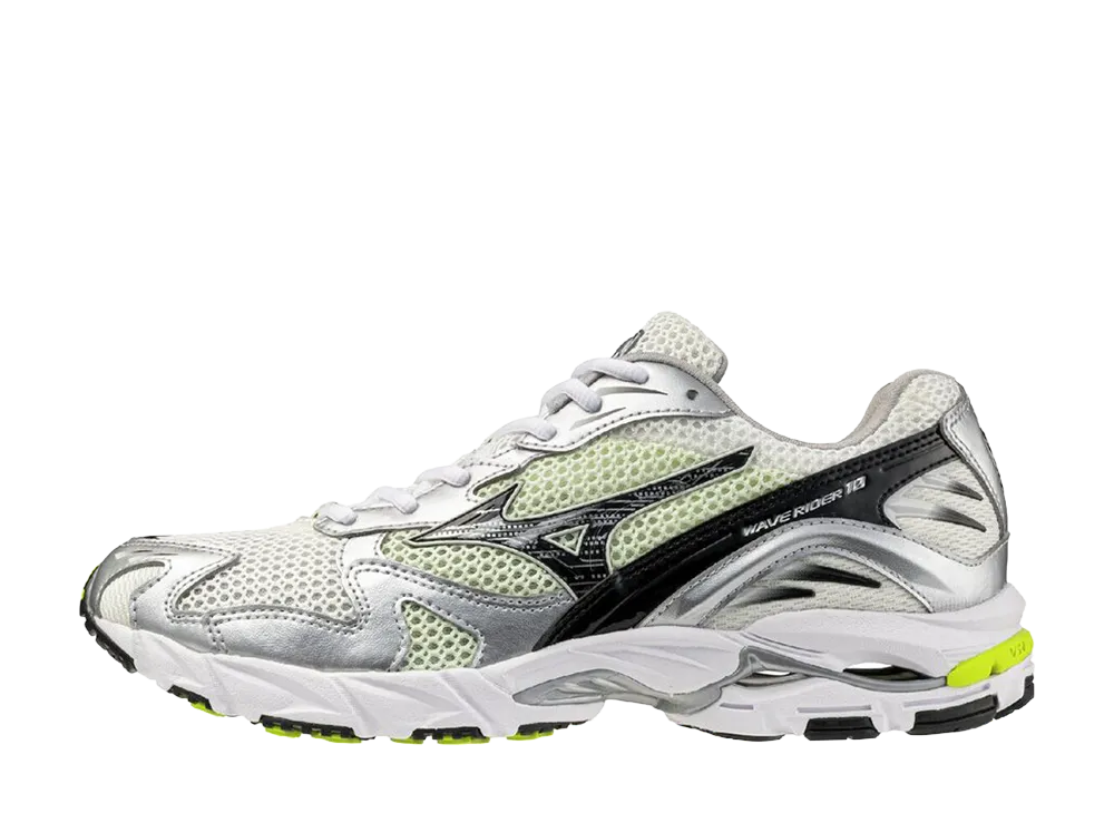 Mizuno Wave Rider 10 "White/Light Yellow/Silver"