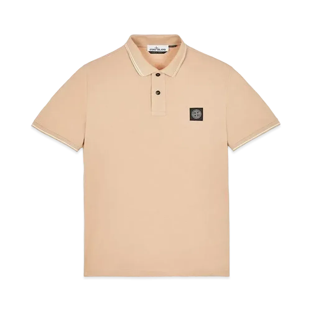 Stone Island 22S18 STRETCH COTTON PIQUE_SLIM FIT "Pastel Pink"