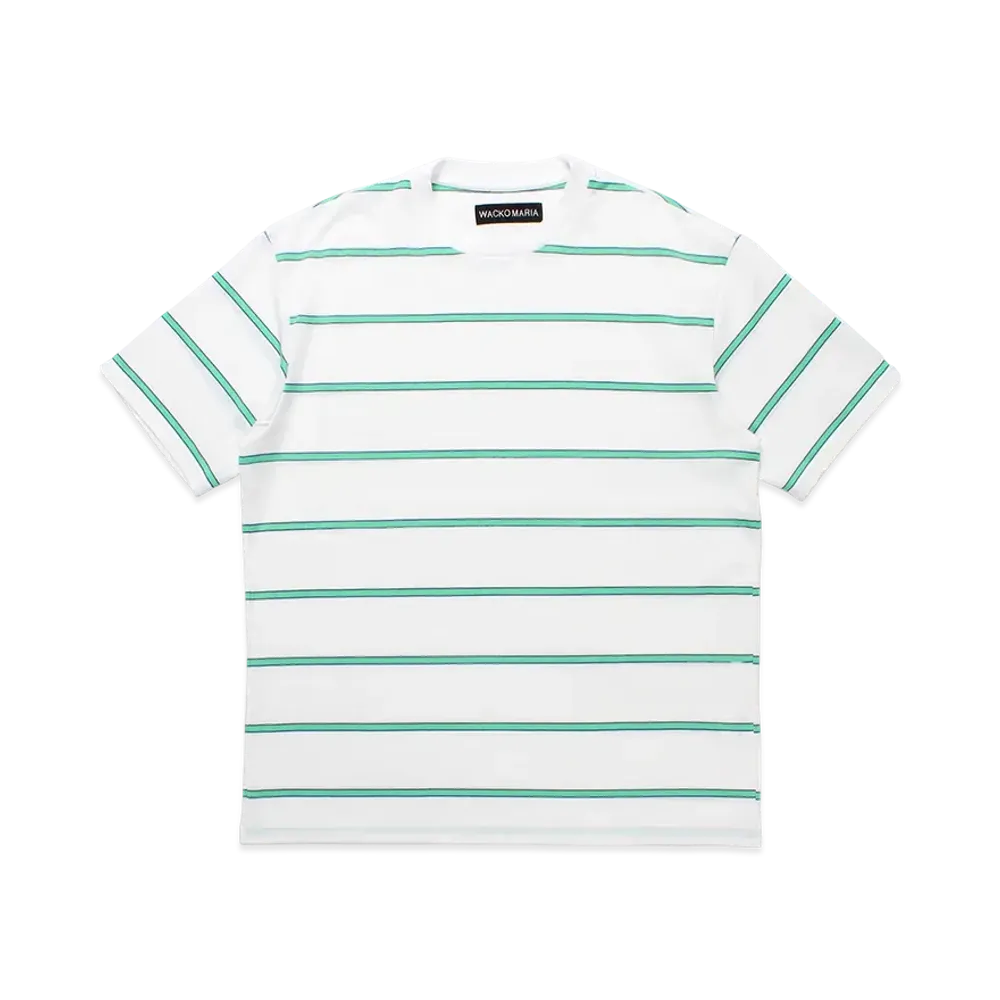 WACKO MARIA Striped T-Shirt "Off White"