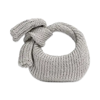 Bottega Veneta Mini Jodie "Silver"