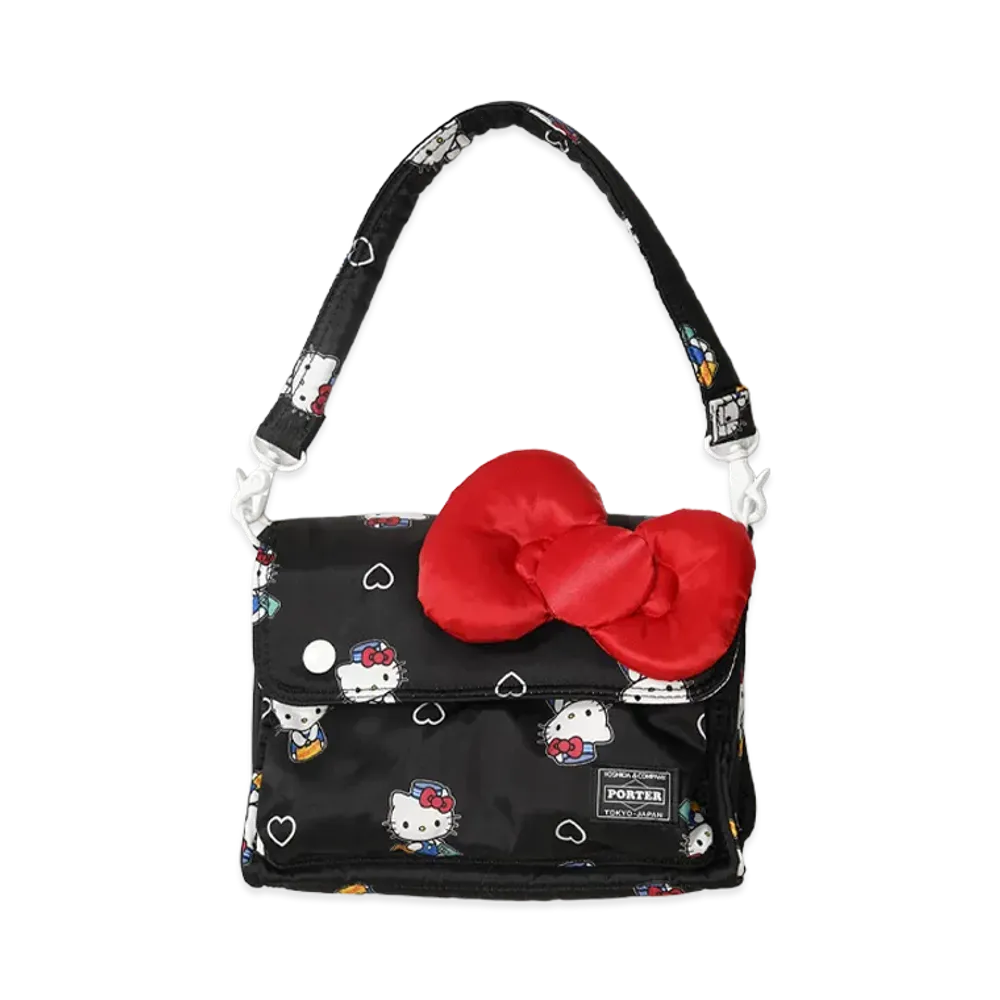 PORTER x HELLO KITTY Party Bag "Black"