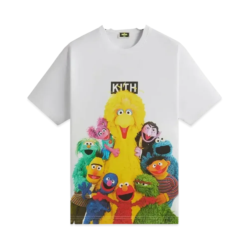 Kith x Sesame Street Group Hug Tee "White"