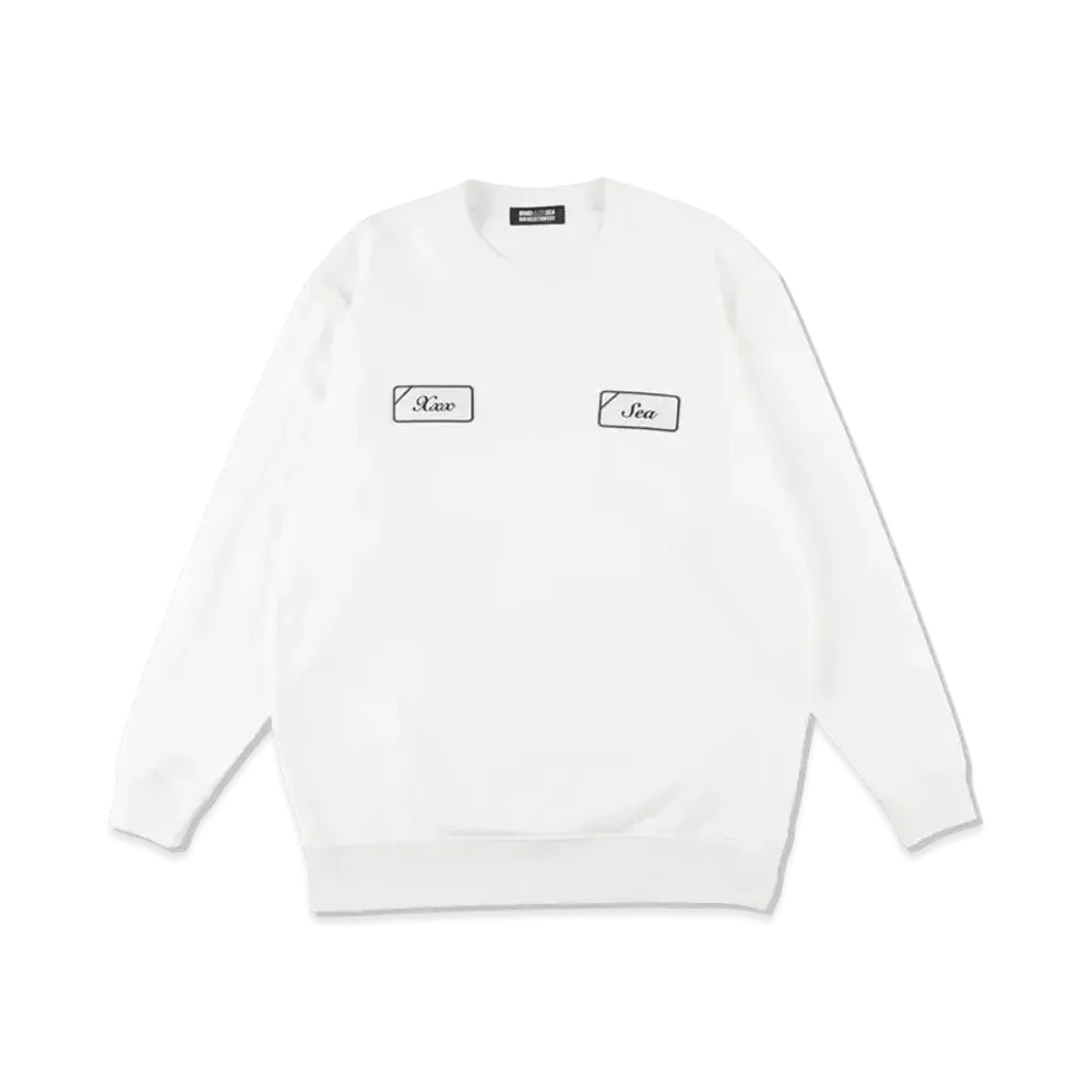 WIND AND SEA x GOD SELECTION XXX (XXX-Sea) Crew Neck "White"