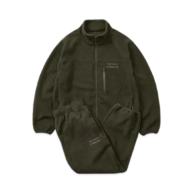 ENNOY 22AW Polartec City Fleece Set Up "Olive/White"