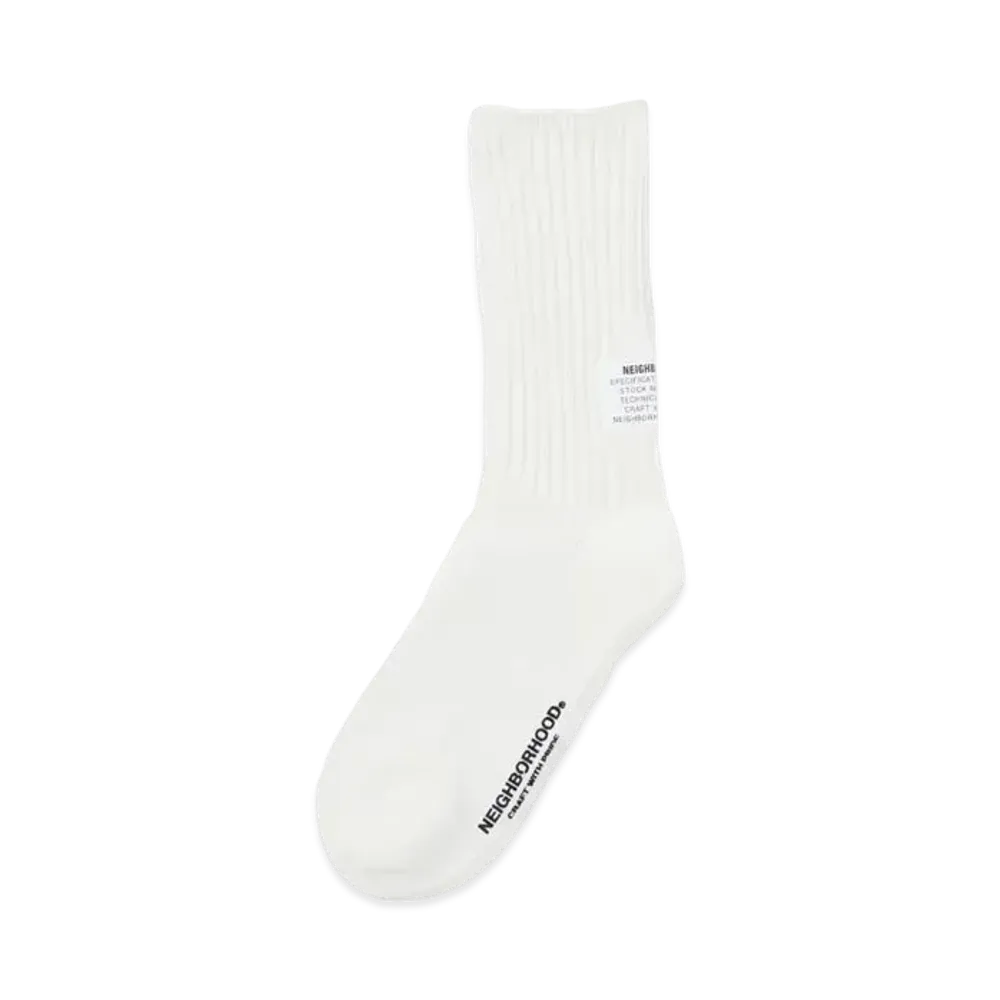 NEIGHBORHOOD Rib Socks "Off White"