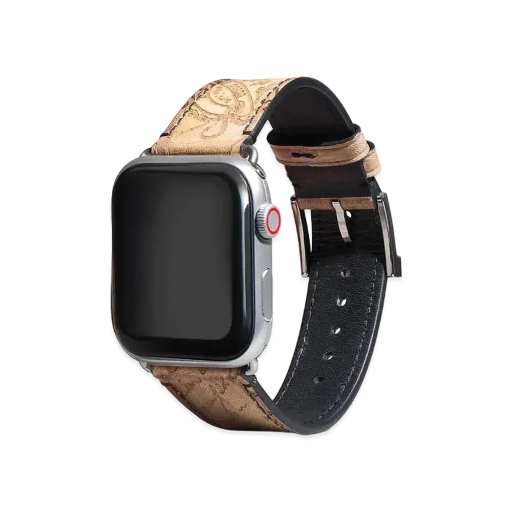 Berluti Apple Watch Bracelet Scritto Leather "Osso"