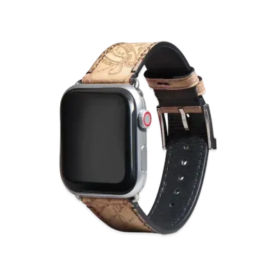 Berluti Apple Watch Bracelet Scritto Leather "Osso"