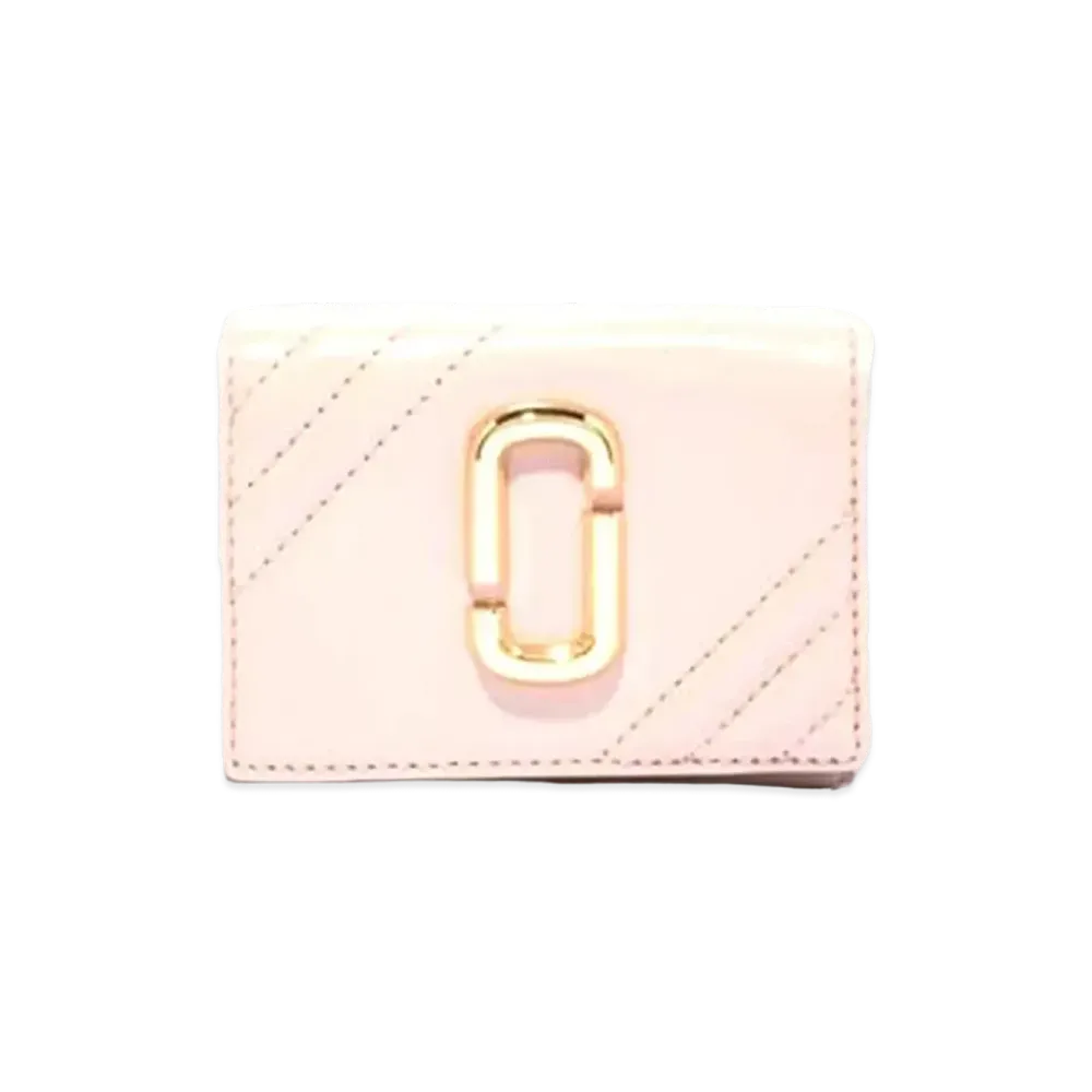 Marc Jacobs The Glam Shot Medium Trifold "Adobe Rose"