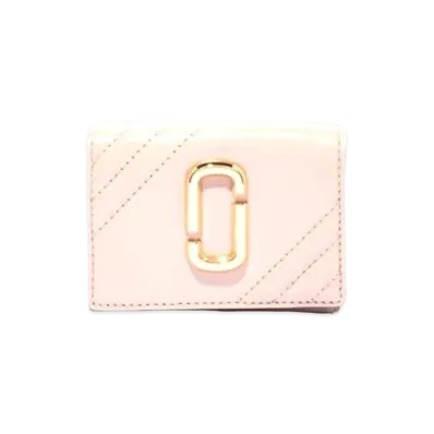 Marc Jacobs The Glam Shot Medium Trifold "Adobe Rose"
