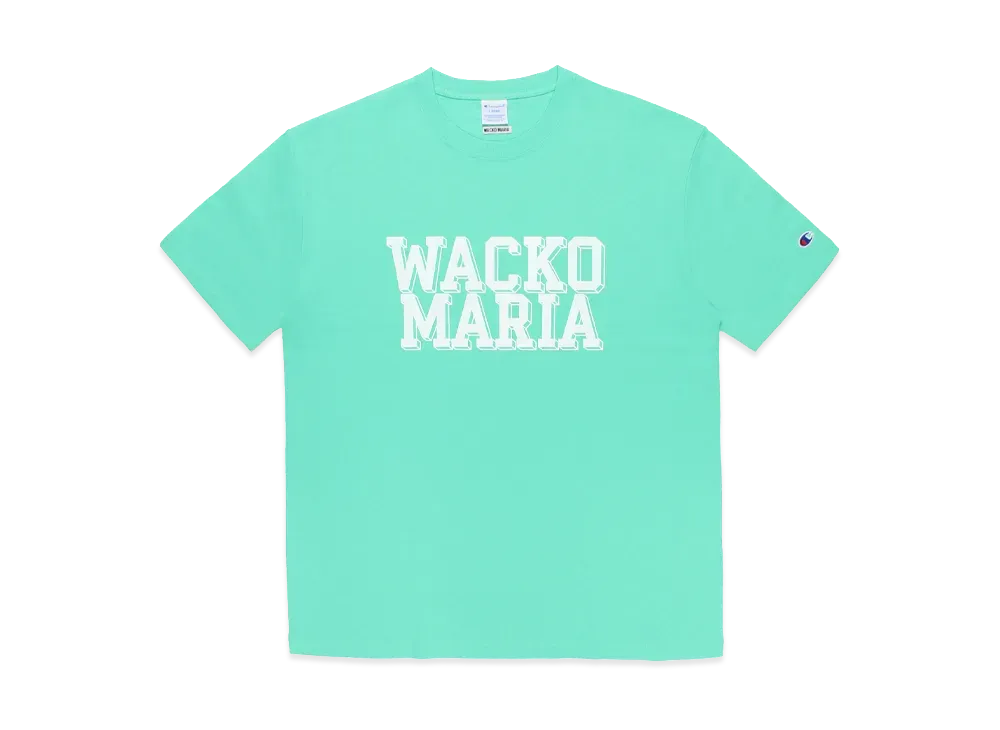WACKO MARIA x Champion Heavy Weight T-Shirt "Light Green"