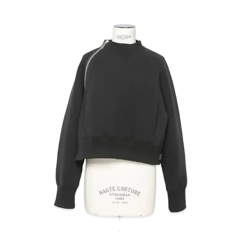 sacai S Sponge Sweat Pullover "Black"